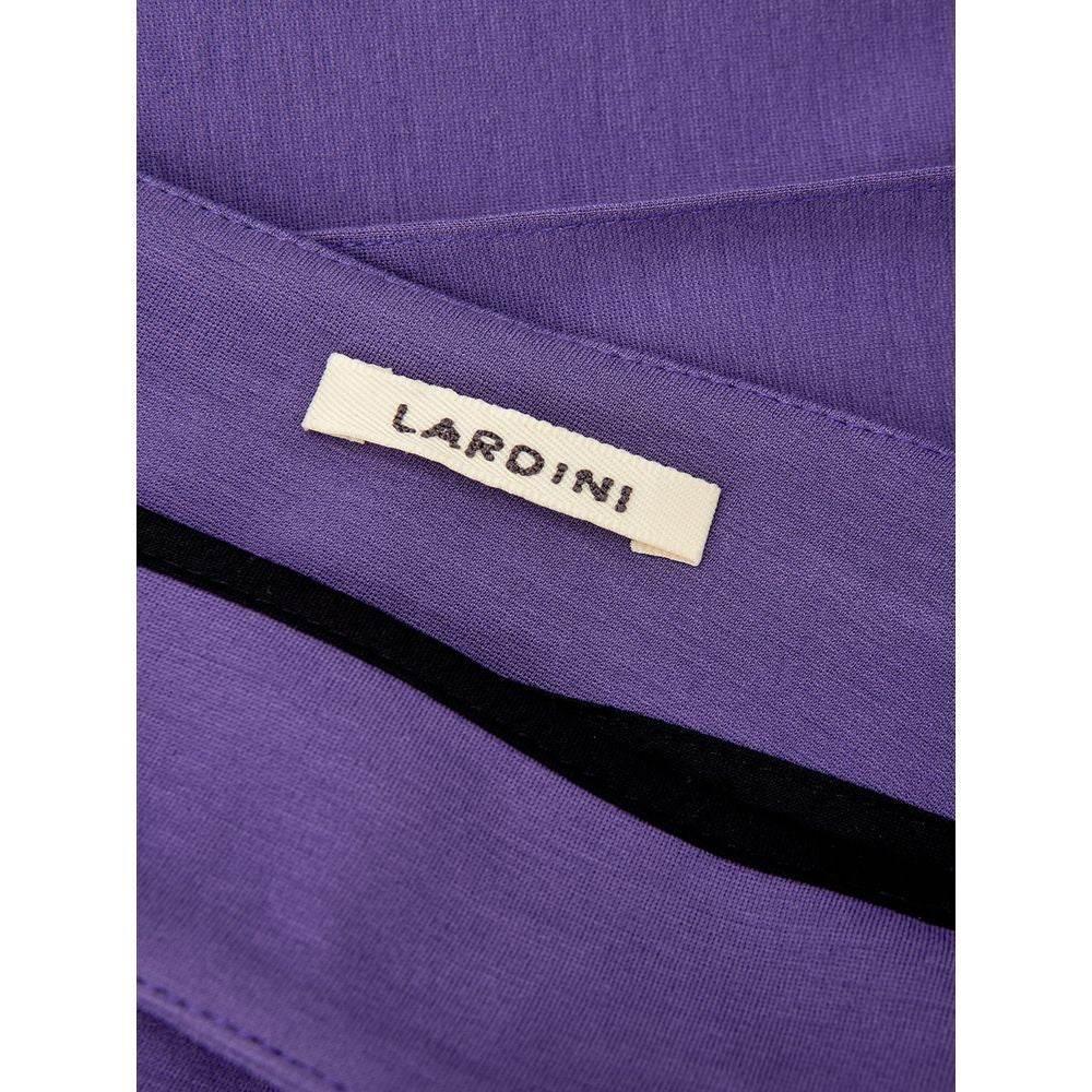 Lardini Elegant Purple Viscose Pants - Hilstor
