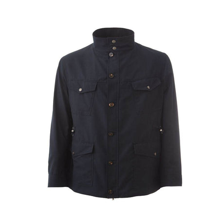 Lardini Elegant Wool Blend Men's Jacket - Hilstor