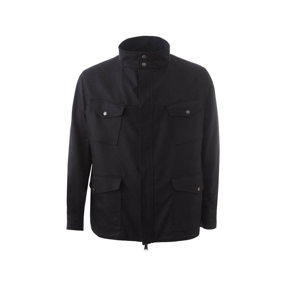 Lardini Elegant Wool Blend Men's Jacket - Hilstor