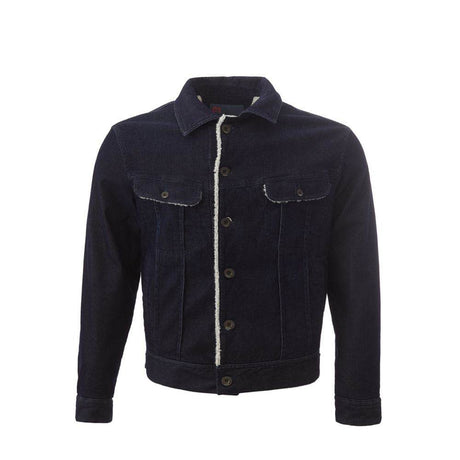 Lardini Blue Cotton Jacket - Hilstor