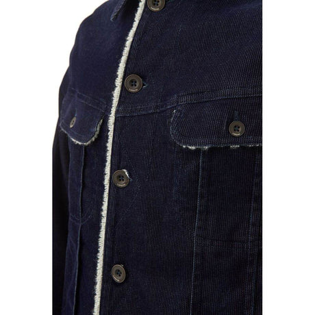 Lardini Blue Cotton Jacket - Hilstor