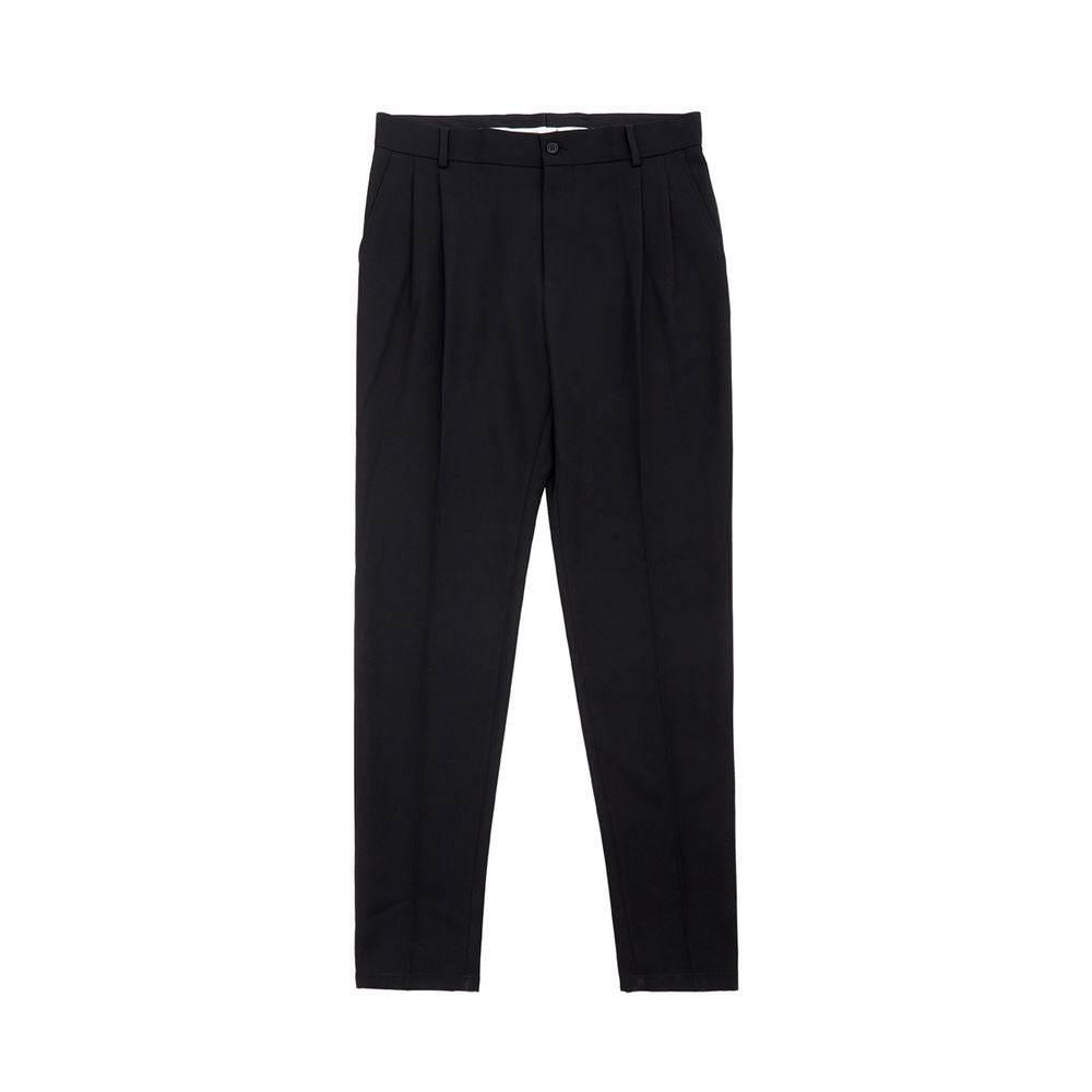 Dolce & Gabbana Elegant Polyester Black Pants for Men - Hilstor