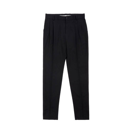 Dolce & Gabbana Elegant Polyester Black Pants for Men - Hilstor