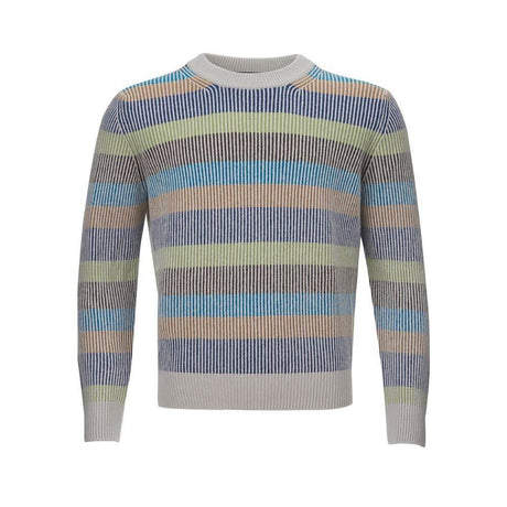 Gran Sasso Elegant Multicolor Cashmere Sweater for Men - Hilstor