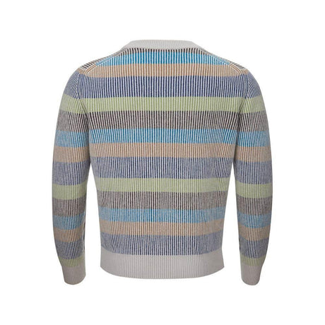 Gran Sasso Elegant Multicolor Cashmere Sweater for Men - Hilstor