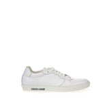Roberto Cavalli Sneaker i hvid læder