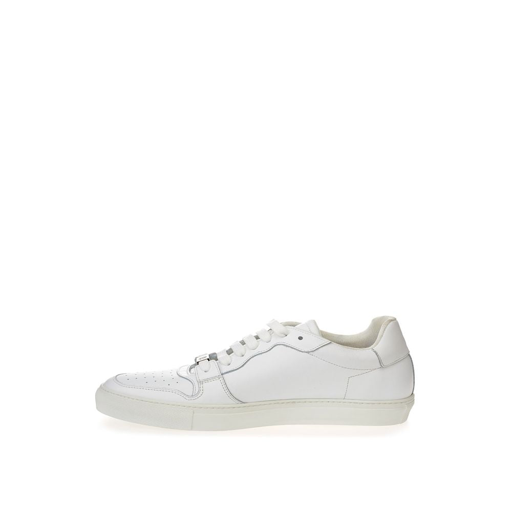 Roberto Cavalli Sneaker i hvid læder