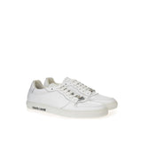 Roberto Cavalli Sneaker i hvid læder