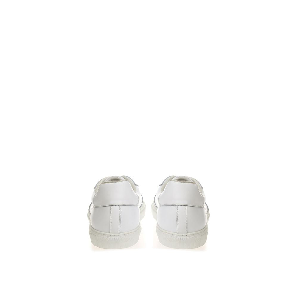 Roberto Cavalli Sneaker i hvid læder