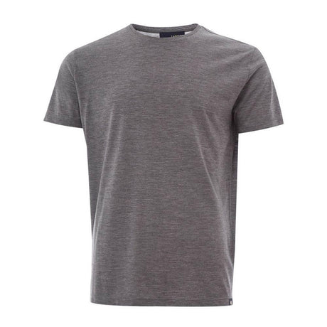 Lardini Elegant Gray Woolen Designer T-Shirt - Hilstor