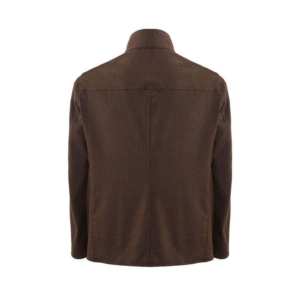 Lardini Elegant Wool Blue Jacket for Men - Hilstor