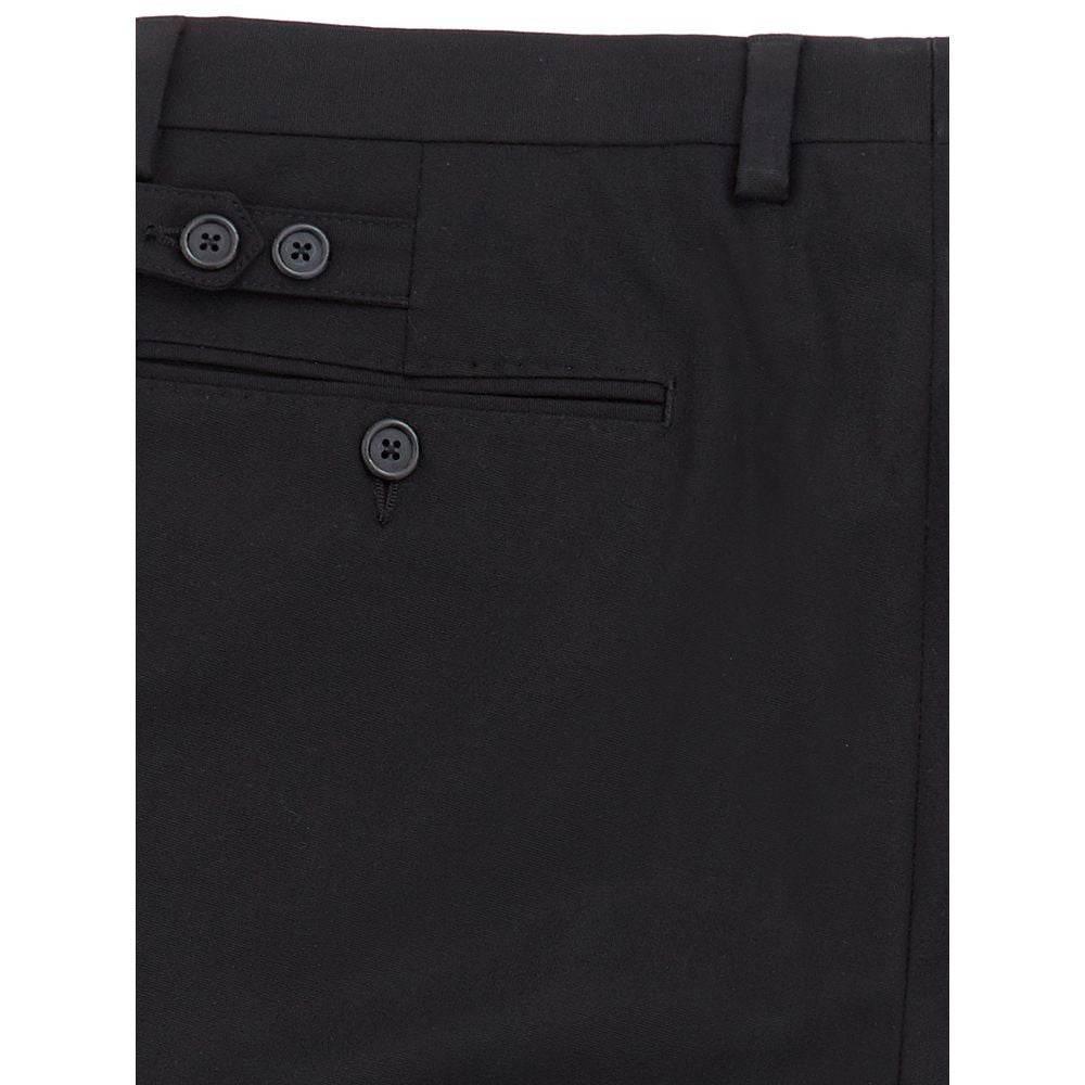 Dolce & Gabbana Elegant Black Cotton Pants for Men - Hilstor