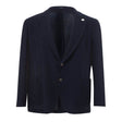 Lardini Blue Cotton Jacket - Hilstor