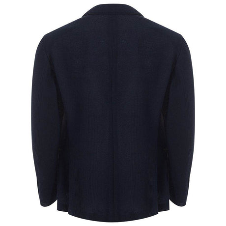 Lardini Blue Cotton Jacket - Hilstor