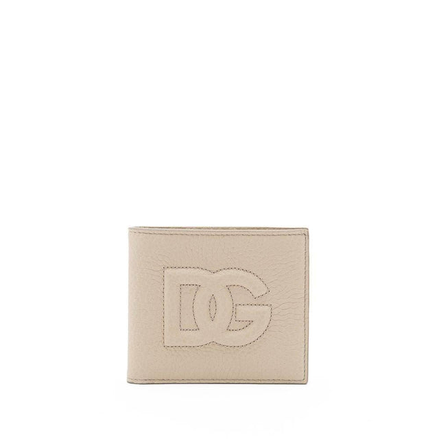 Dolce & Gabbana Beige Leather Wallet - Hilstor