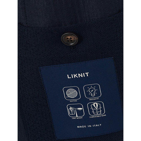 Lardini Blue Cotton Jacket - Hilstor