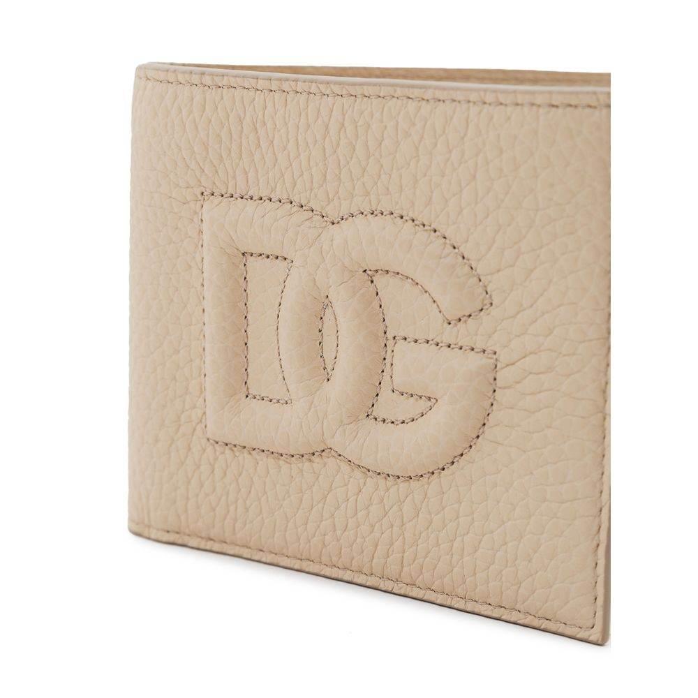 Dolce & Gabbana Beige Leather Wallet - Hilstor