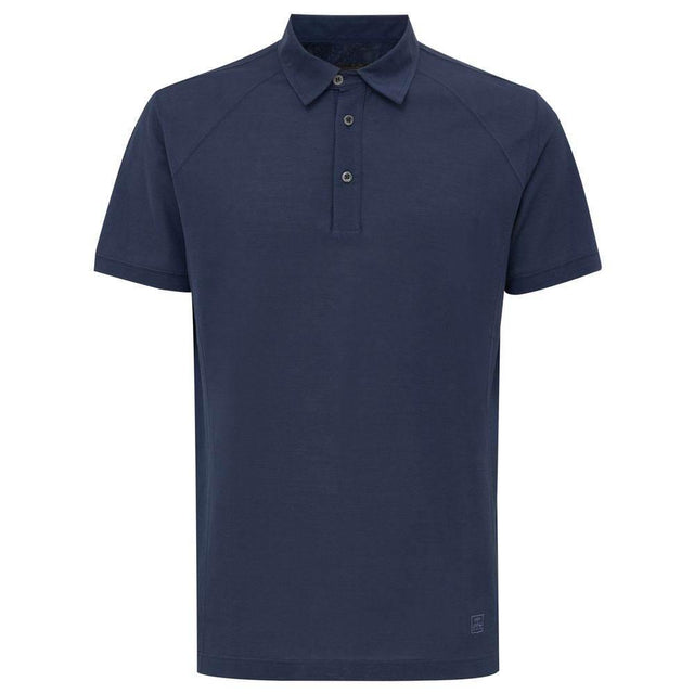 Corneliani Blue Cotton Polo Shirt - Hilstor