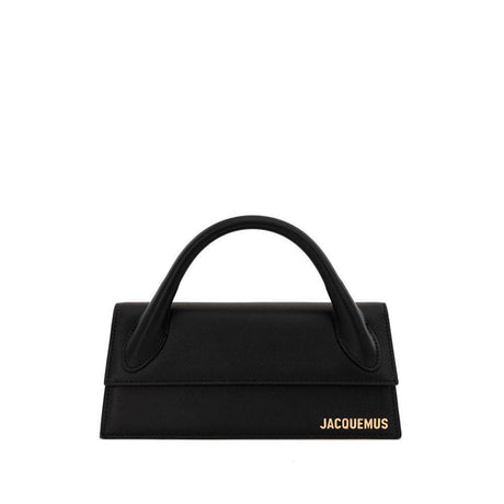 Jacquemus Elegant Black Leather Handbag - Hilstor