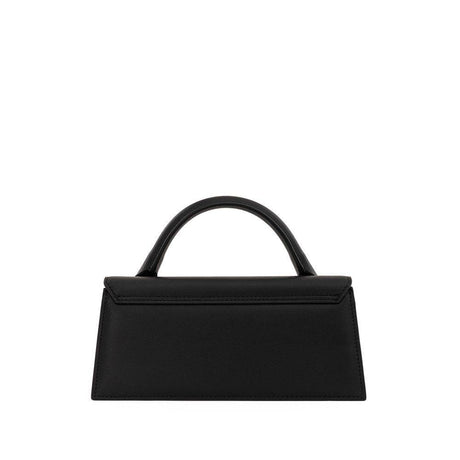 Jacquemus Elegant Black Leather Handbag - Hilstor