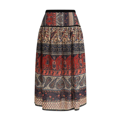 Valentino Voyage Imaginaire midi Skirt - Hilstor