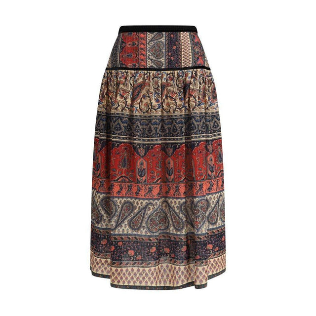 Valentino Voyage Imaginaire midi Skirt - Hilstor