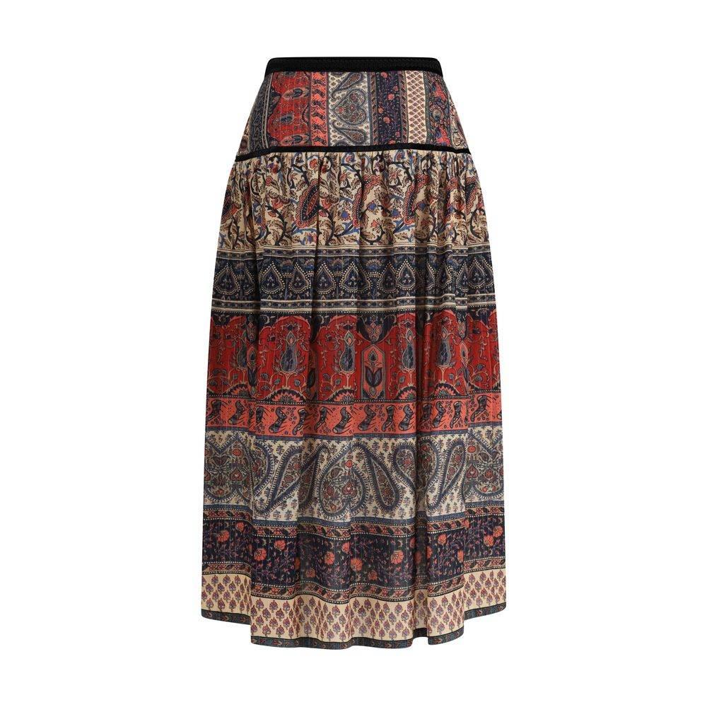 Valentino Voyage Imaginaire midi Skirt - Hilstor