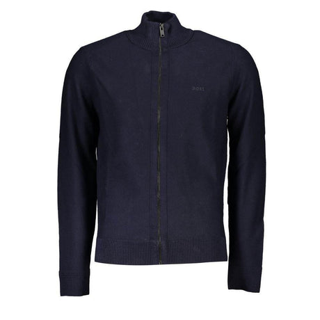 Hugo Boss Blue Wool Men Sweater - Hilstor