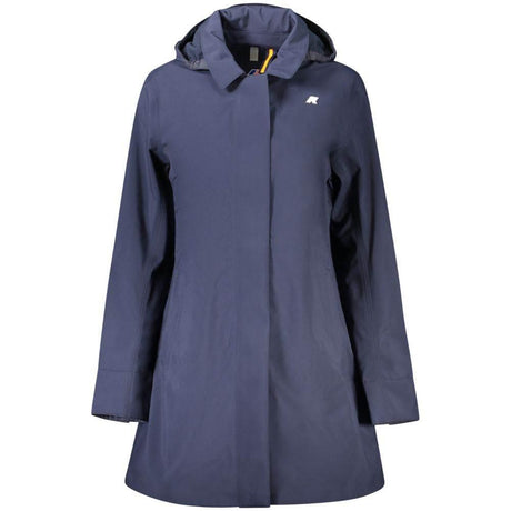K-WAY Blue Polyester Women Coat - Hilstor