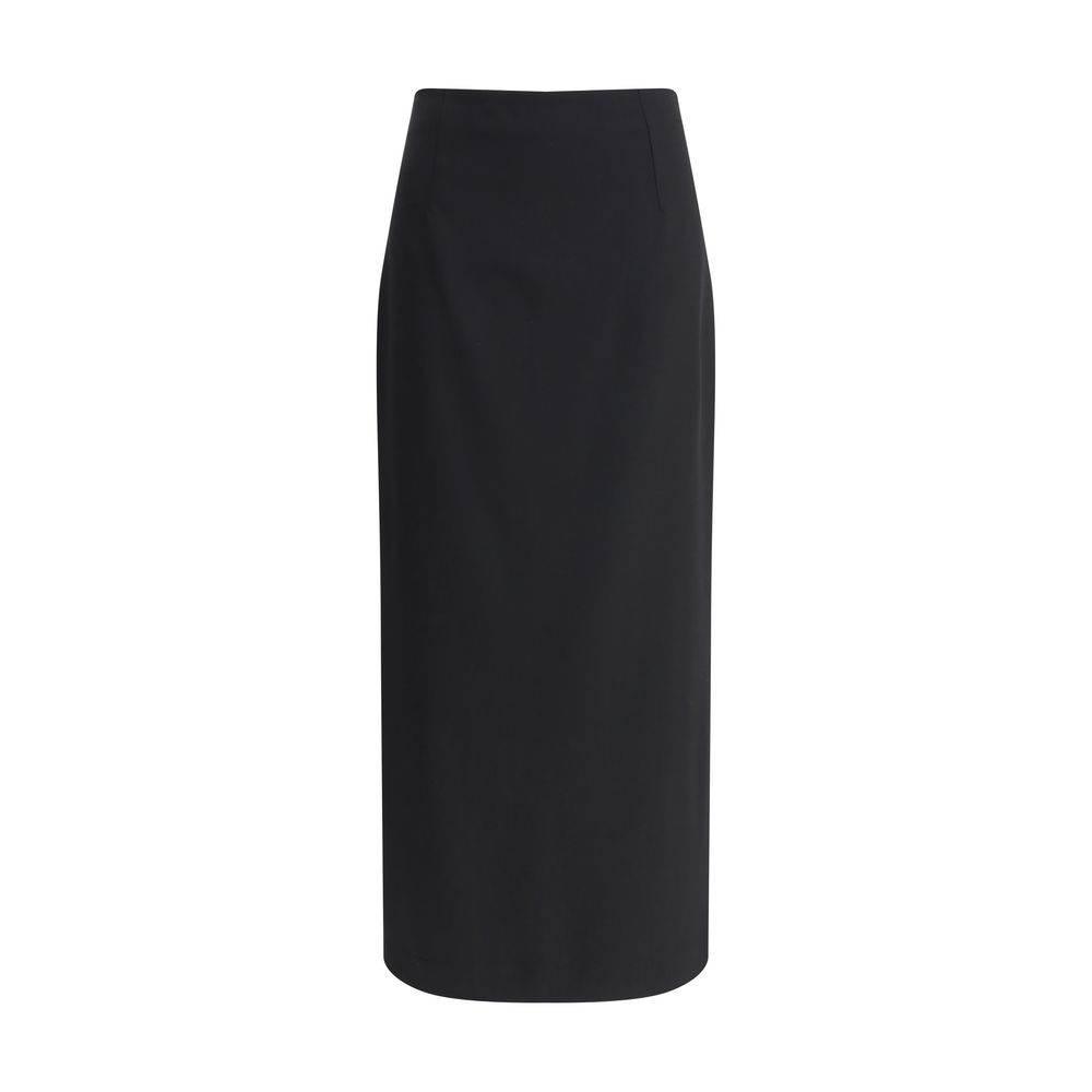 Lardini Virgin Wool Midi Skirt - Hilstor