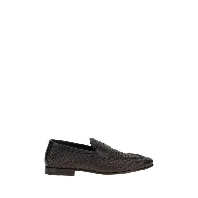 Santoni Penny Loafers - Hilstor