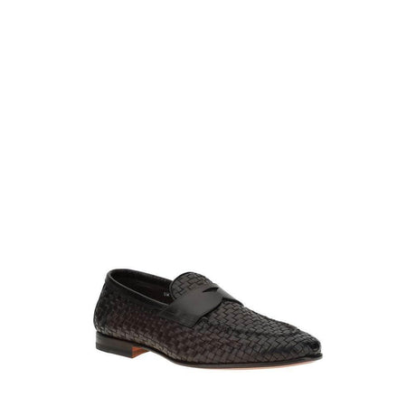 Santoni Penny Loafers - Hilstor