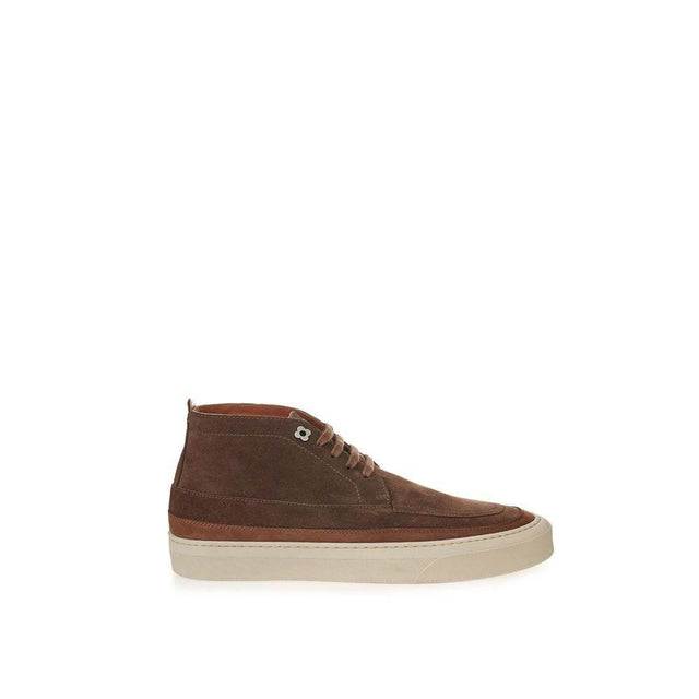 Lardini Elegant Suede Sneakers in Rich Brown - Hilstor