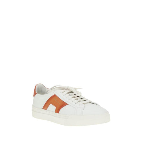 Santoni Leather Sneakers - Hilstor