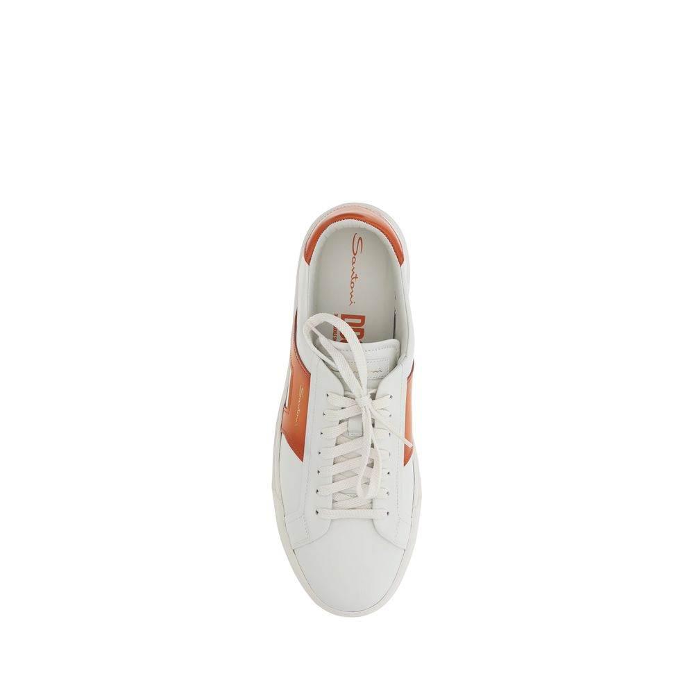 Santoni Leather Sneakers - Hilstor