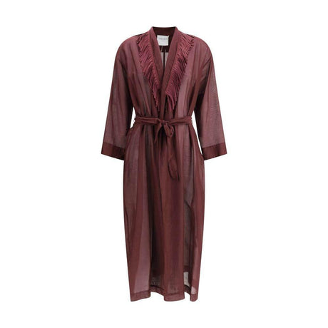 Forte_Forte Fringed long Robe - Hilstor