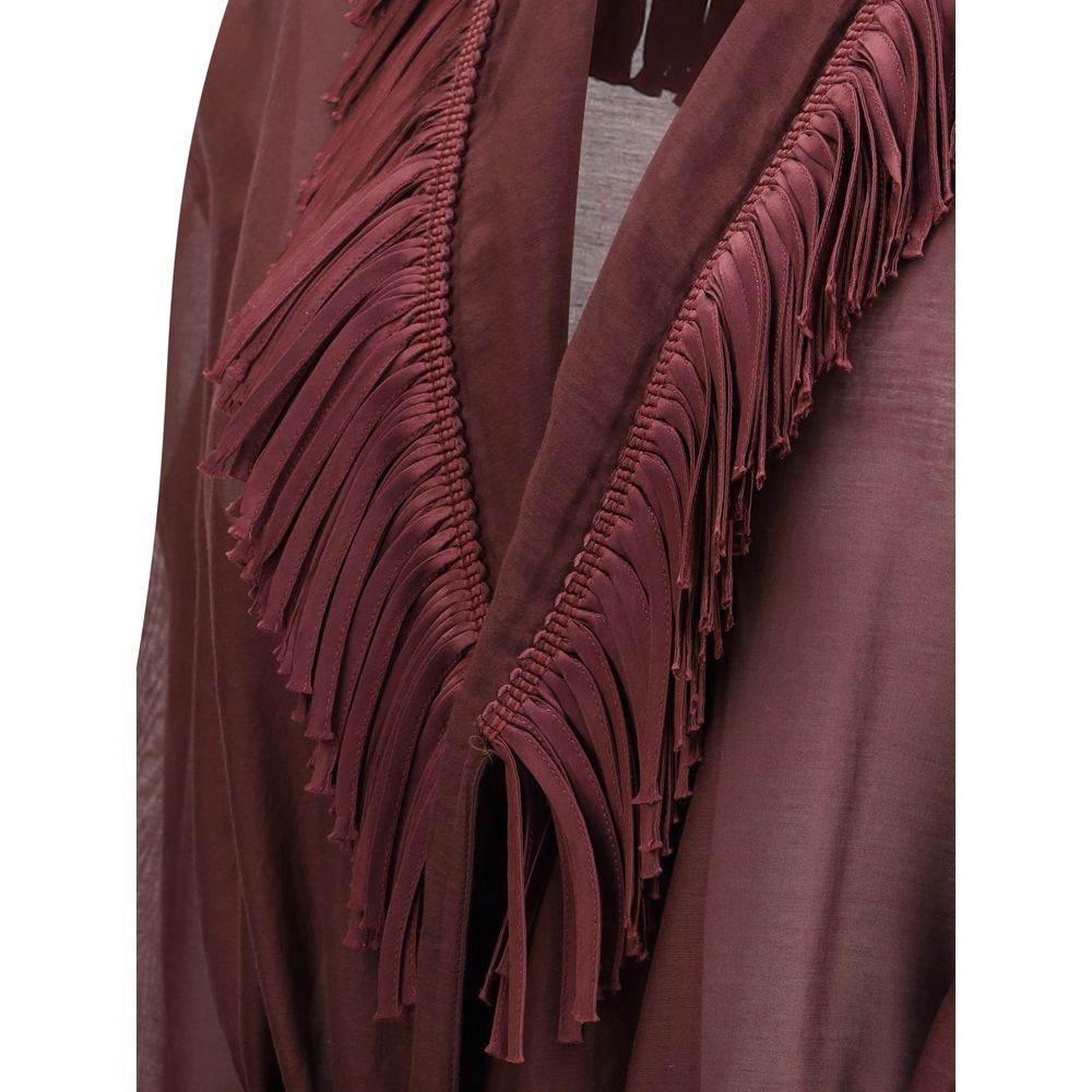 Forte_Forte Fringed long Robe - Hilstor