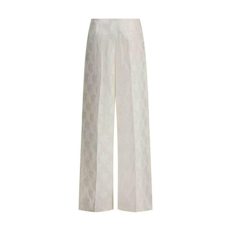 Fendi Satin Bouquet Pants - Hilstor