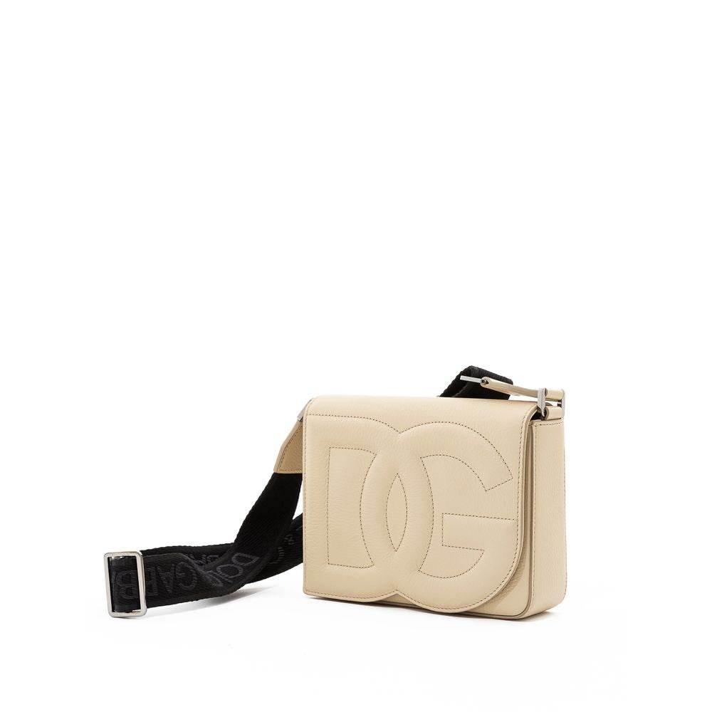 Dolce & Gabbana Beige Leather Bag - Hilstor