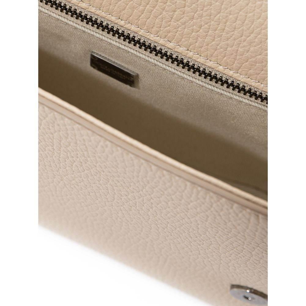 Dolce & Gabbana Beige Leather Bag - Hilstor