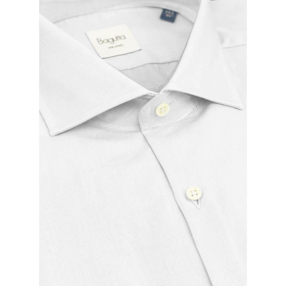 Bagutta White Cotton Shirt - Hilstor