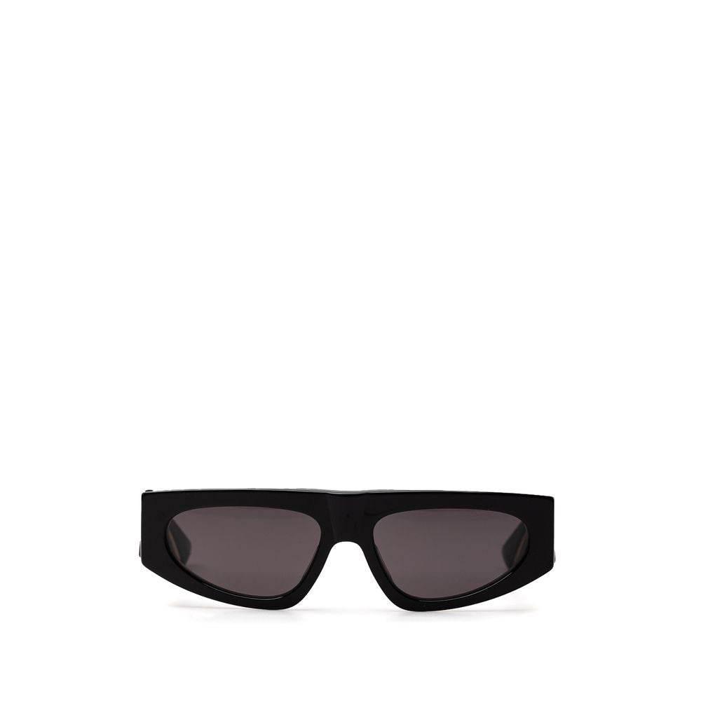Bottega Veneta Black Acetate Sunglass - Hilstor