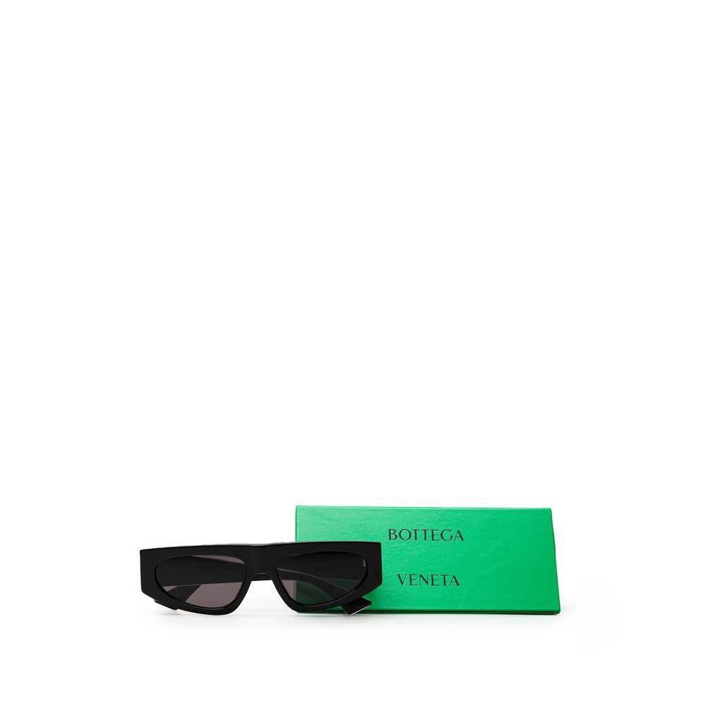 Bottega Veneta Black Acetate Sunglass - Hilstor
