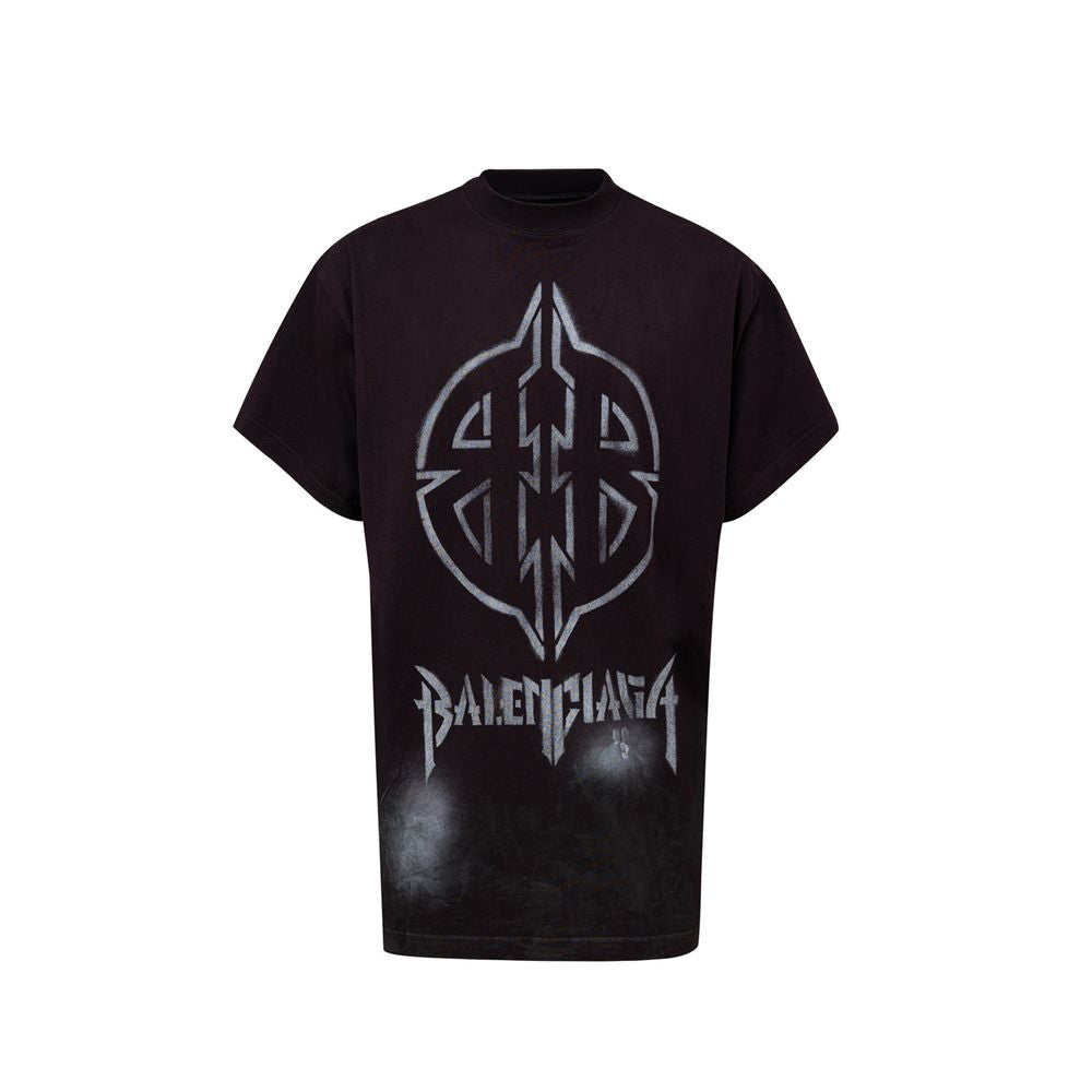 Balenciaga sort bomuld T-shirt