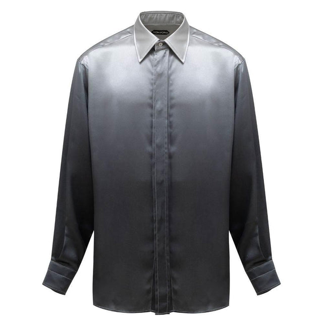Tom Ford Gray Silk Shirt - Hilstor