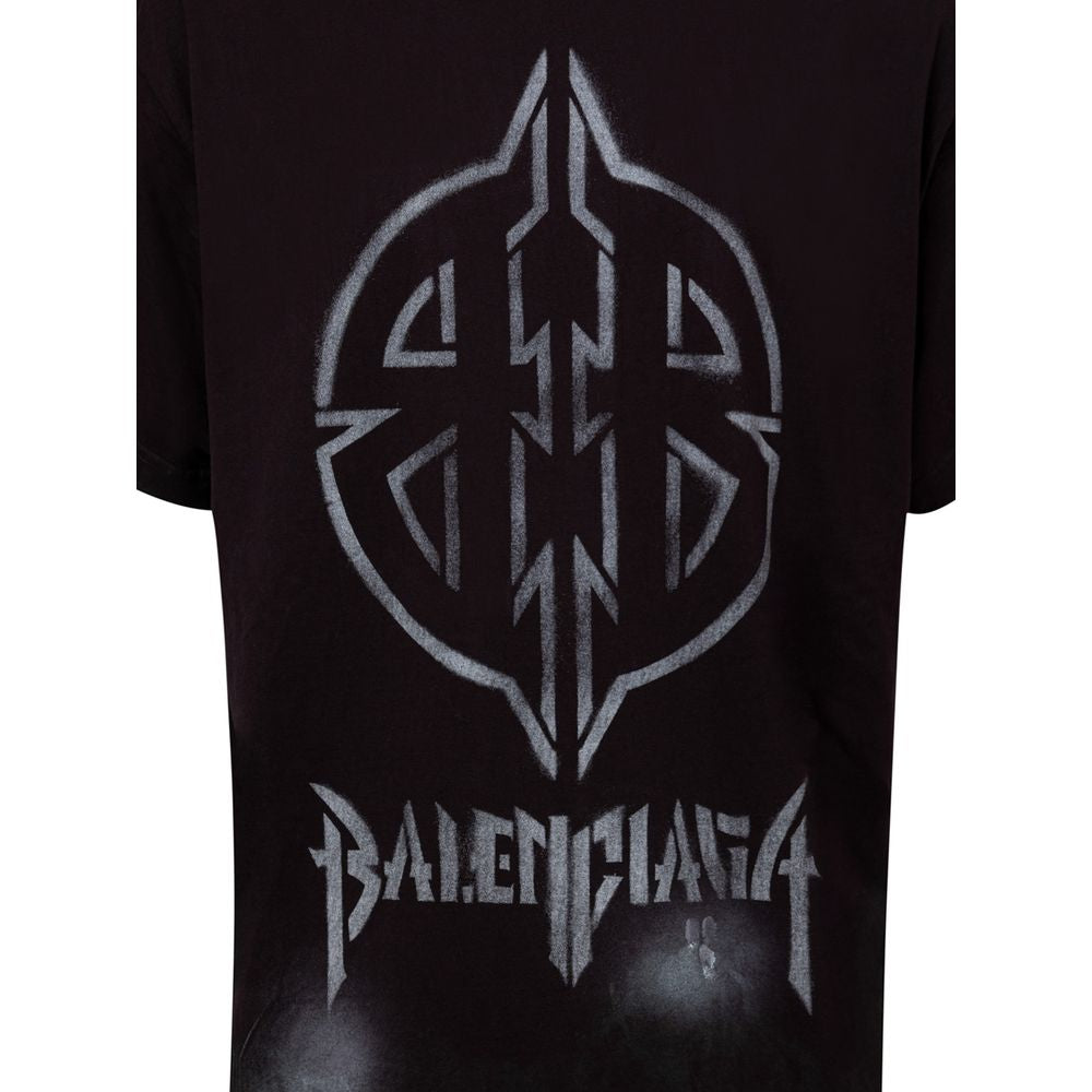 Balenciaga sort bomuld T-shirt