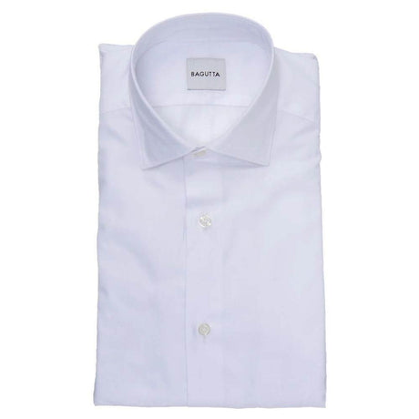 Bagutta White Cotton Shirt - Hilstor