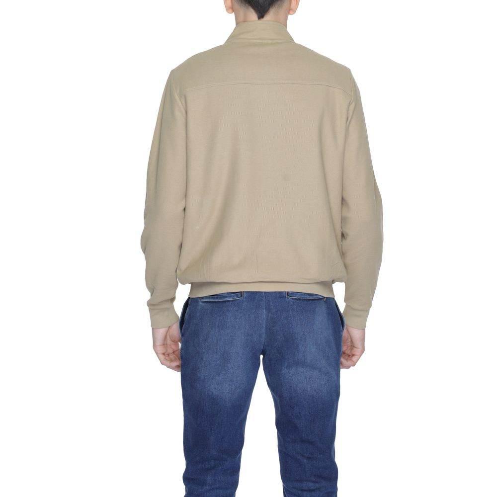 U.S. POLO ASSN. Beige Cotton Jackets & Coat - Hilstor
