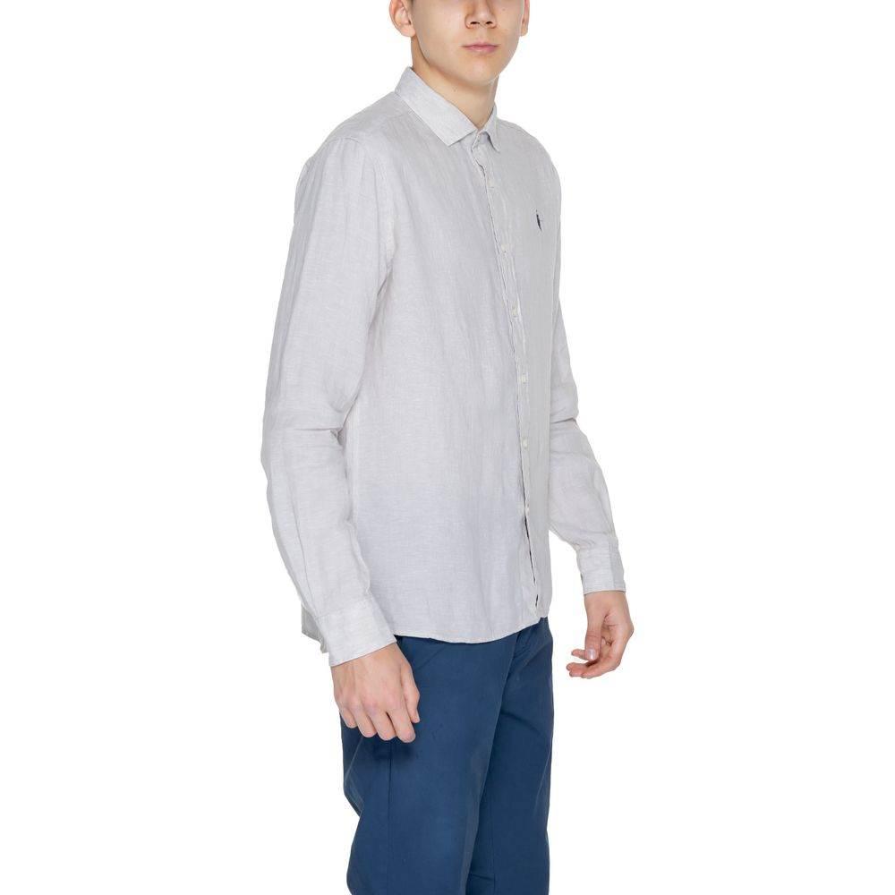 U.S. POLO ASSN. Beige Linen Shirt - Hilstor