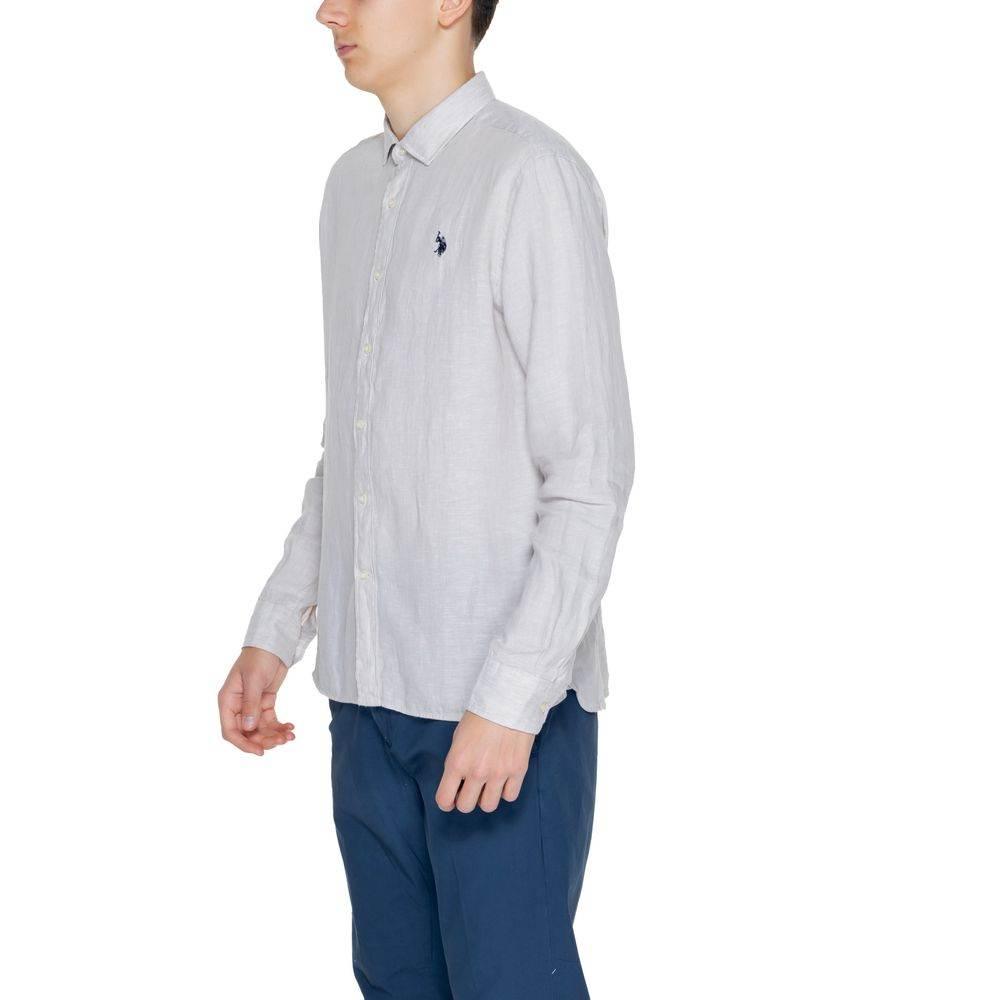 U.S. POLO ASSN. Beige Linen Shirt - Hilstor
